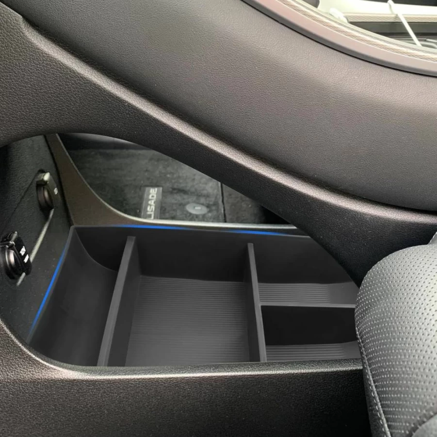 SHAOHAO Under Seat Organizer Tray for Hyundai Palisade 2023-2025 Models - Se, SEL, XRT, Limited & Calligraphy Trims - Custom Storage Insert Accessory