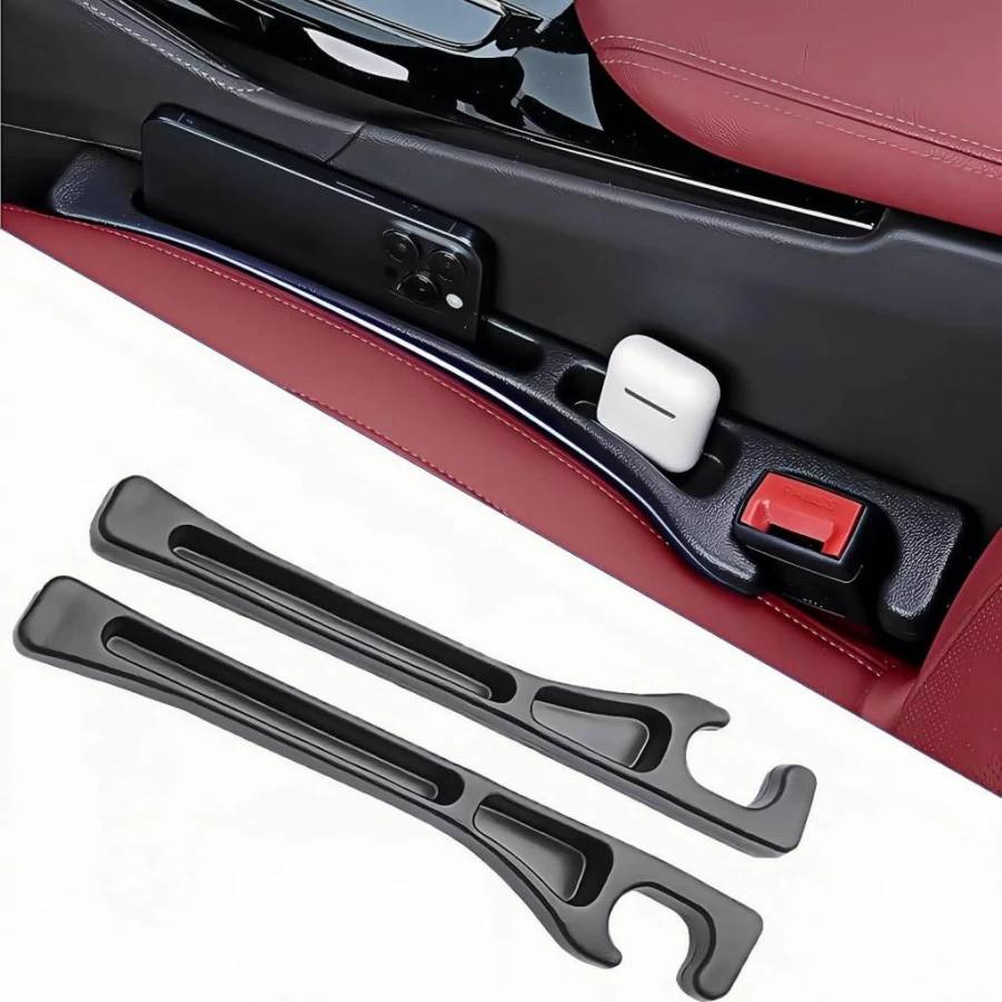 Swartisfad 2-Pack Universal Car Seat Gap Filler - Anti-Drop Storage Organizer for Side Seams
