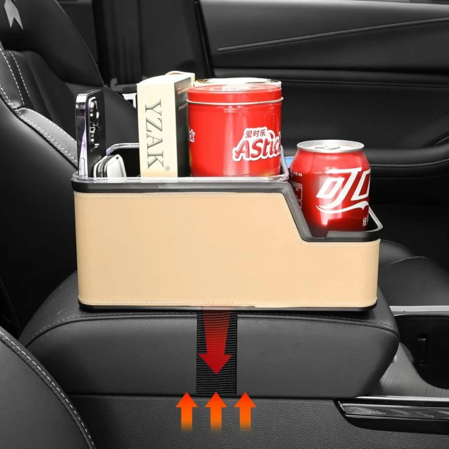 Skip Hop Black Back Seat Car Organizer - Stylish Vehicle Storage for Kids Essentials